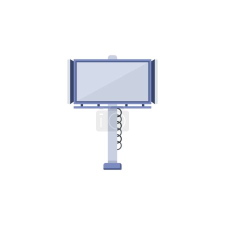 Advertisement Board Icon On White background 
