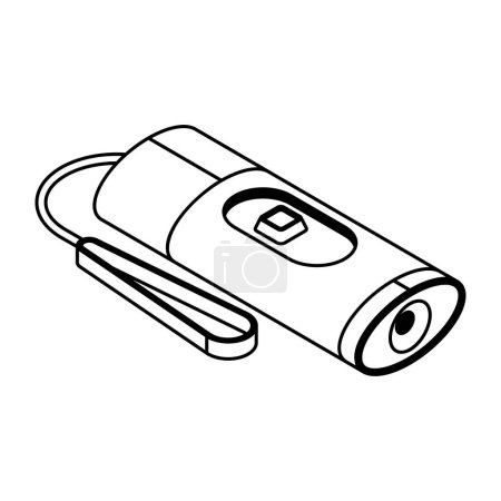 Ilustración de Vector illustration of flash drive - Imagen libre de derechos