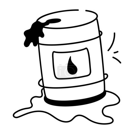 Supply Chain Management Doodle Icon