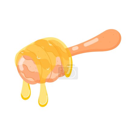 Foto de Gotero de miel icono aislado sobre fondo blanco - Imagen libre de derechos