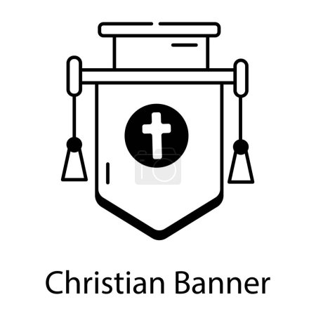 Foto de Diseño del vector de banner cristiano web - Imagen libre de derechos