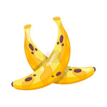 Illustration for Dirty bananas icon. vector illustration design - Royalty Free Image