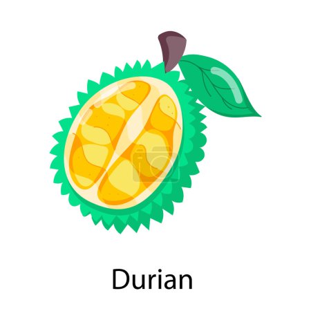 Foto de Durian icon vector illustration - Imagen libre de derechos