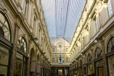 Photo for Interior of Galeries Royales Saint-Hubert in Brussels - Royalty Free Image