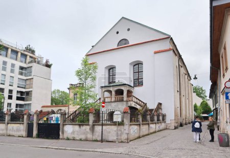 Photo for Izaak Jakubowicz Synagogue in Kazimierz - former Jewish quarter in Krakow, Poland - Royalty Free Image