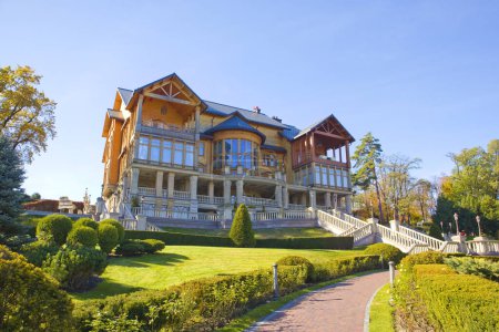 Photo for "Khonka" - house in Mezhyhirya (former ex-president residence of President Yanukovych) in Kyiv region, Ukraine - Royalty Free Image