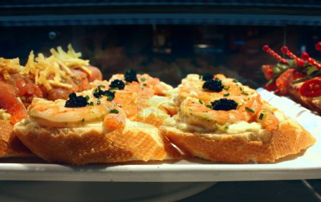 Photo for Closeup view of Spanish tapas - Royalty Free Image
