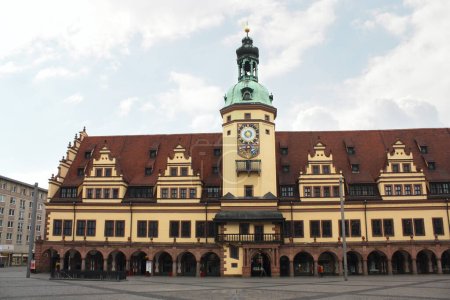 Téléchargez les photos : Altes Rathaus (Ancienne mairie) à Leipzig, Allemagne - en image libre de droit