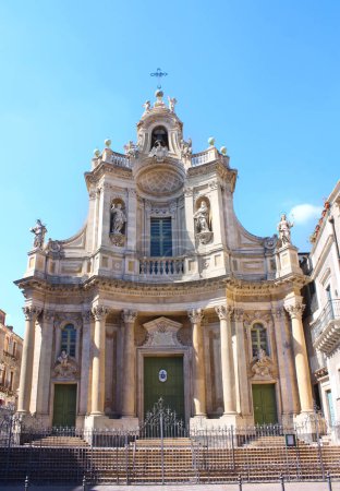 Basílica Colegiata en Catania, Italia, Sicilia
