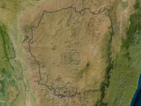 Photo for Antananarivo, autonomous province of Madagascar. Low resolution satellite map - Royalty Free Image