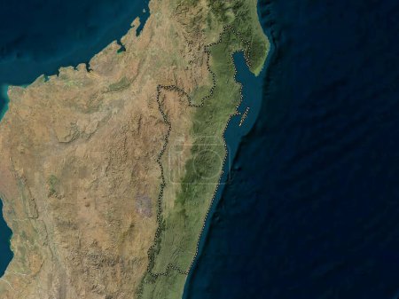 Foto de Toamasina, provincia autónoma de Madagascar. Mapa de satélite de alta resolución - Imagen libre de derechos