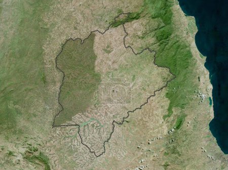 Photo for Kasungu, district of Malawi. High resolution satellite map - Royalty Free Image