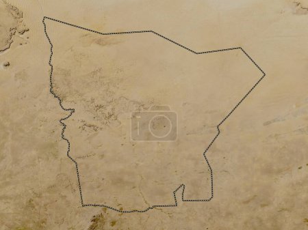 Téléchargez les photos : Hodh el Gharbi, région de Mauritanie. Carte satellite basse résolution - en image libre de droit