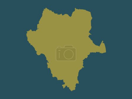 Photo for Durango, state of Mexico. Solid color shape - Royalty Free Image