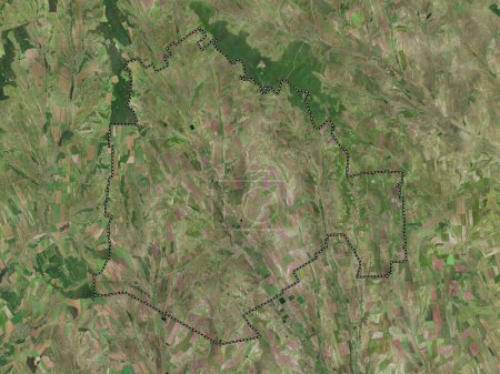 Téléchargez les photos : Cimislia, district de Moldavie. Carte satellite haute résolution - en image libre de droit