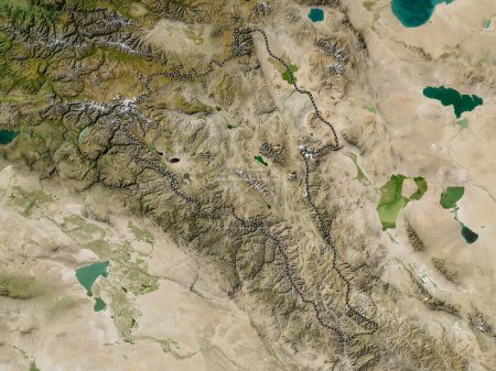 Foto de Bayan-Olgiy, provincia de Mongolia. Mapa satelital de baja resolución - Imagen libre de derechos