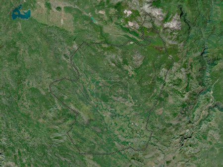 Photo for Danilovgrad, municipality of Montenegro. High resolution satellite map - Royalty Free Image