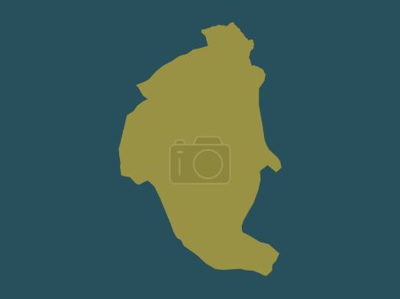 Photo for Pluzine, municipality of Montenegro. Solid color shape - Royalty Free Image