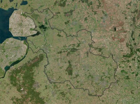 Photo for Overijssel, province of Netherlands. High resolution satellite map - Royalty Free Image