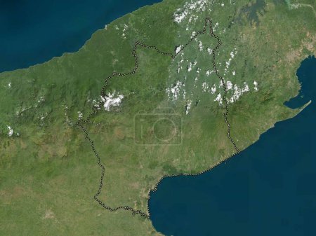 Téléchargez les photos : Cocle, province of Panama. Low resolution satellite map - en image libre de droit