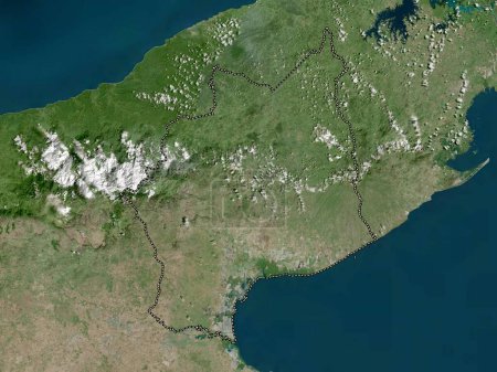 Téléchargez les photos : Cocle, province of Panama. High resolution satellite map - en image libre de droit