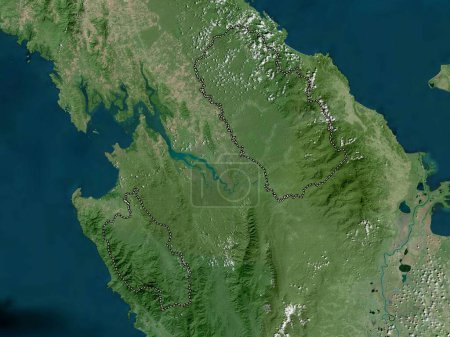 Téléchargez les photos : Embera, indigenous territory of Panama. High resolution satellite map - en image libre de droit