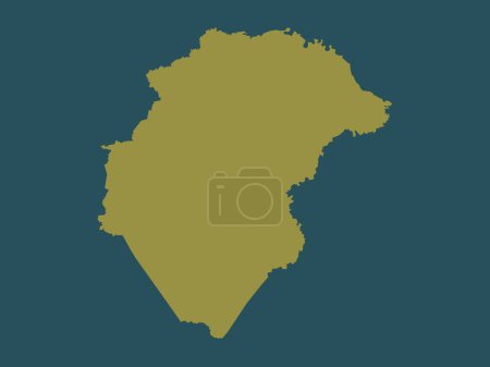 Photo for Herrera, province of Panama. Solid color shape - Royalty Free Image