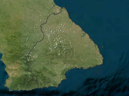 Photo for Los Santos, province of Panama. Low resolution satellite map - Royalty Free Image
