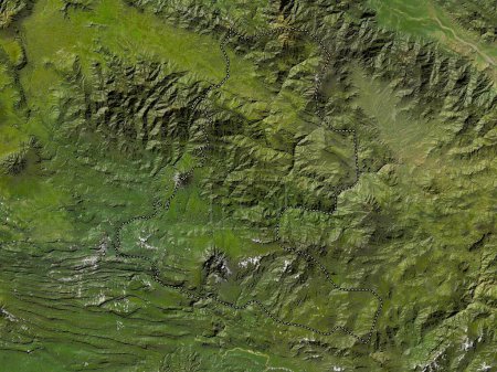 Photo for Chimbu, province of Papua New Guinea. Low resolution satellite map - Royalty Free Image
