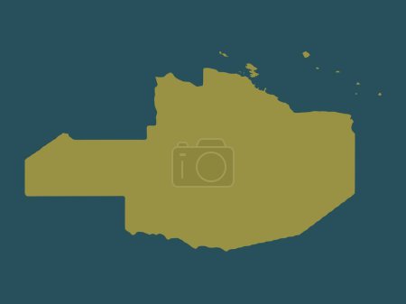 Photo for East Sepik, province of Papua New Guinea. Solid color shape - Royalty Free Image