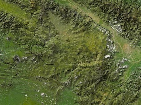 Foto de Eastern Highlands, province of Papua New Guinea. Low resolution satellite map - Imagen libre de derechos