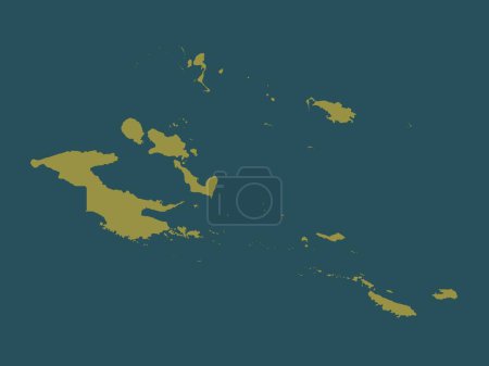 Photo for Milne Bay, province of Papua New Guinea. Solid color shape - Royalty Free Image