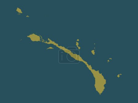 Photo for New Ireland, province of Papua New Guinea. Solid color shape - Royalty Free Image