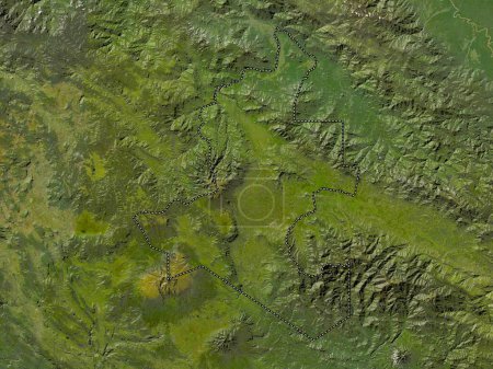 Photo for Western Highlands, province of Papua New Guinea. Low resolution satellite map - Royalty Free Image