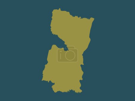Téléchargez les photos : Alto Parana, department of Paraguay. Solid color shape - en image libre de droit