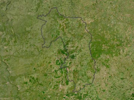 Téléchargez les photos : Amambay, department of Paraguay. Low resolution satellite map - en image libre de droit
