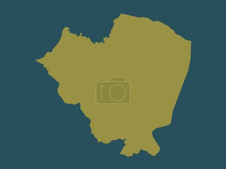 Téléchargez les photos : Cordillera, department of Paraguay. Solid color shape - en image libre de droit