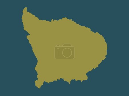 Photo for Apurimac, region of Peru. Solid color shape - Royalty Free Image