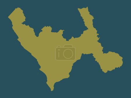 Téléchargez les photos : La Libertad, region of Peru. Solid color shape - en image libre de droit