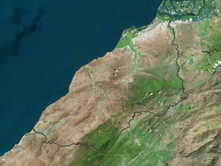 Foto de Tumbes, region of Peru. High resolution satellite map - Imagen libre de derechos