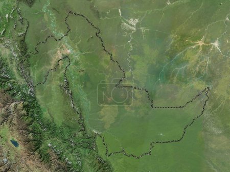 Photo for Ucayali, region of Peru. High resolution satellite map - Royalty Free Image