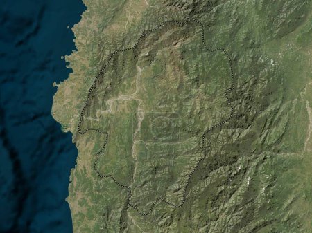 Foto de Abra, province of Philippines. Low resolution satellite map - Imagen libre de derechos