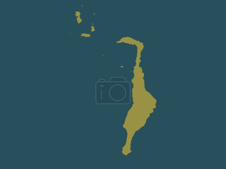 Photo for Antique, province of Philippines. Solid color shape - Royalty Free Image