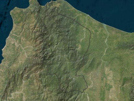 Photo for Apayao, province of Philippines. Low resolution satellite map - Royalty Free Image