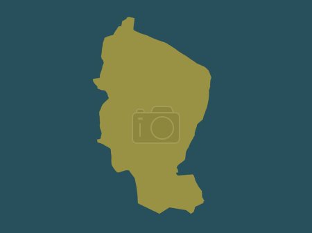 Photo for Apayao, province of Philippines. Solid color shape - Royalty Free Image