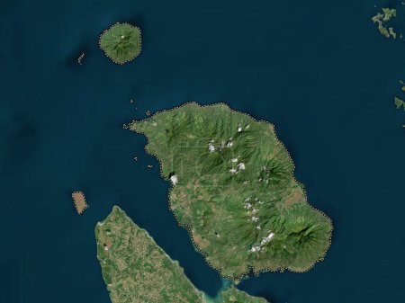 Téléchargez les photos : Biliran, province of Philippines. High resolution satellite map - en image libre de droit