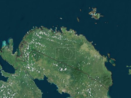 Foto de Camarines Norte, province of Philippines. High resolution satellite map - Imagen libre de derechos