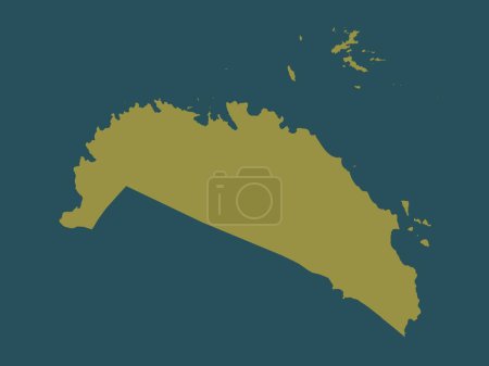 Téléchargez les photos : Camarines Norte, province of Philippines. Solid color shape - en image libre de droit