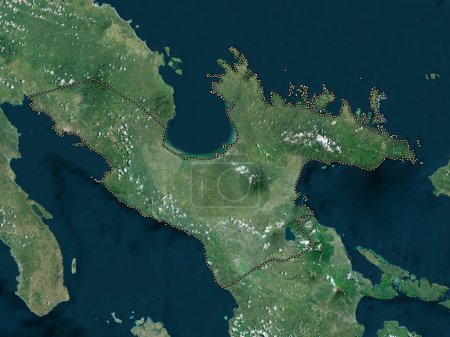 Foto de Camarines Sur, province of Philippines. High resolution satellite map - Imagen libre de derechos