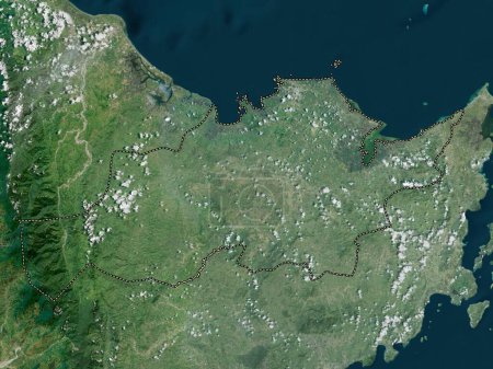 Photo for Capiz, province of Philippines. High resolution satellite map - Royalty Free Image
